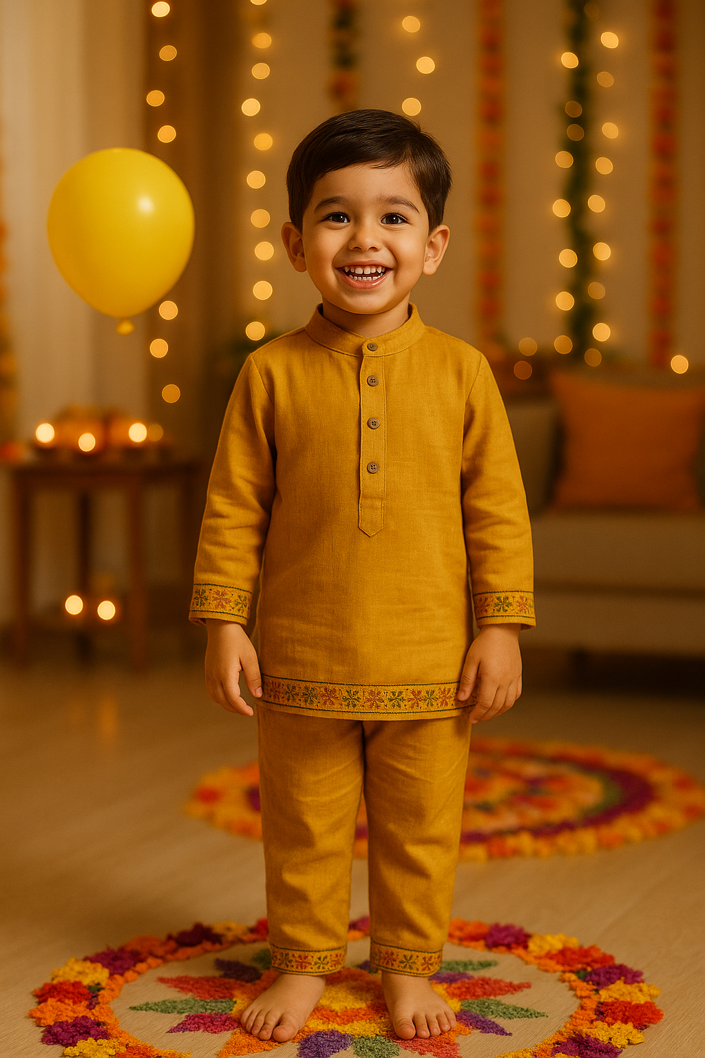 Kurta Pajama Set – Boys | Half Balloon